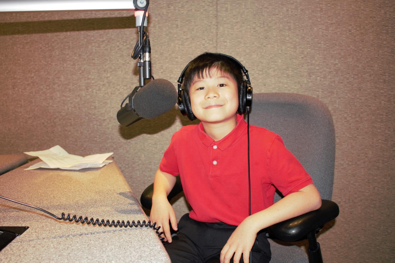 David Li in the KBACH studios